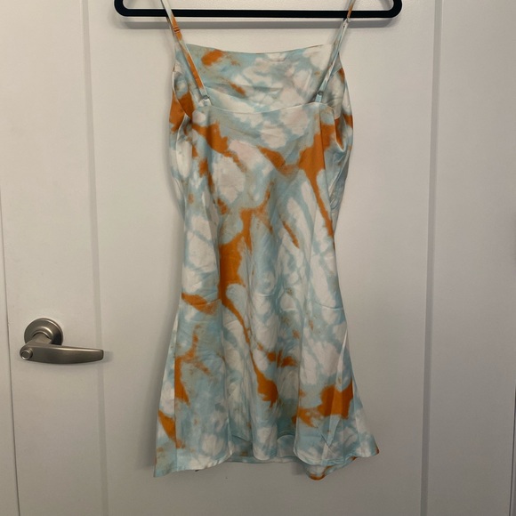 Princess Polly Atlanta Tie Dye Mint Mini Dress - Picture 2 of 4